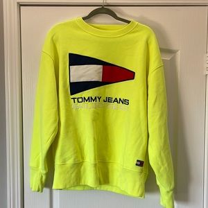 Neon Yellow Tommy Hilfiger Crewneck